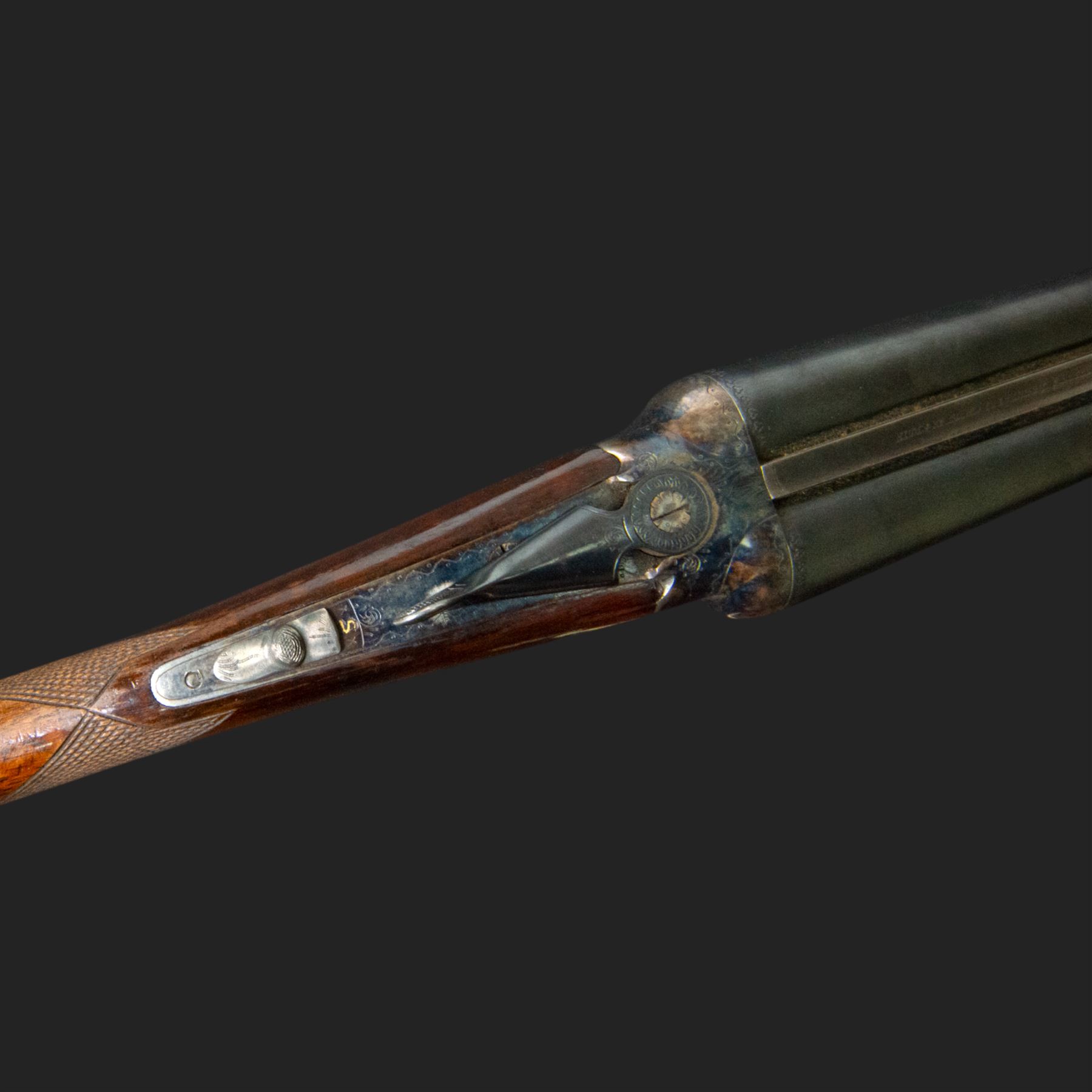 Spanish AYA 12-bore side-by-side double barrel boxlock ejector shotgun with 66cm(26