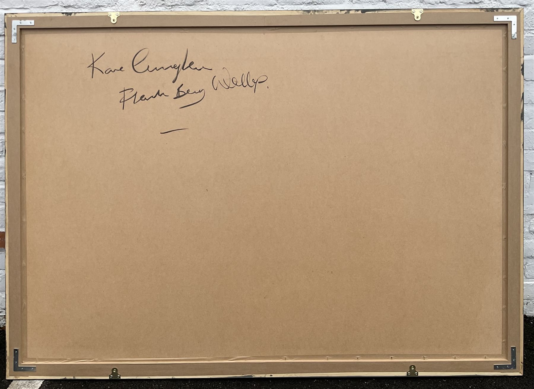 Kane Cunningham (British 1961-): 'Flash Bang Wallop!', watercolour on Arches paper, signed and titled verso 103cm x 153cm