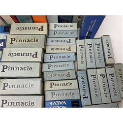 Collection of empty boxes for Pinnacle, Mazda, Mullard, Solus etc, thermionic vacuum tubes/valves, approximately 83