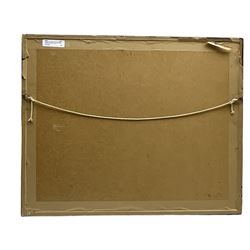 Fred Jay Girling (British 1900-1982): Durham, watercolour over pencil on buff paper signed and dated 1930, 27cm x 38cm