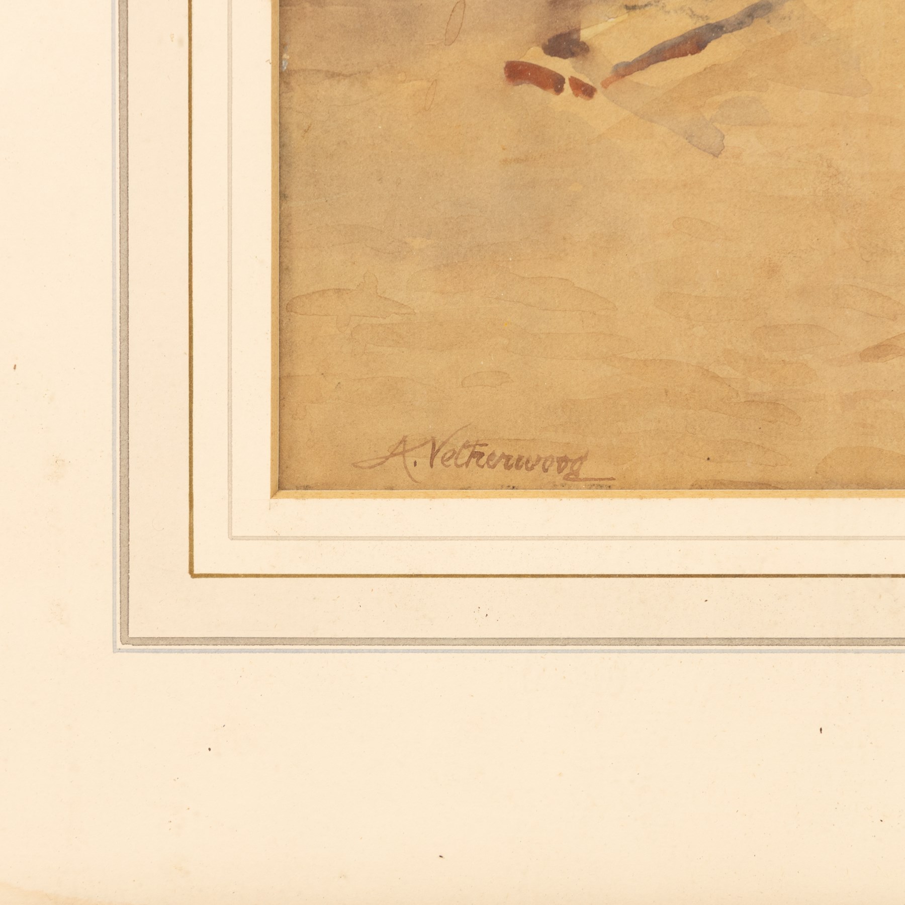 Arthur Netherwood (British 1864-1930): Blands Cliff - Scarborough, watercolour signed 34cm x 24cm