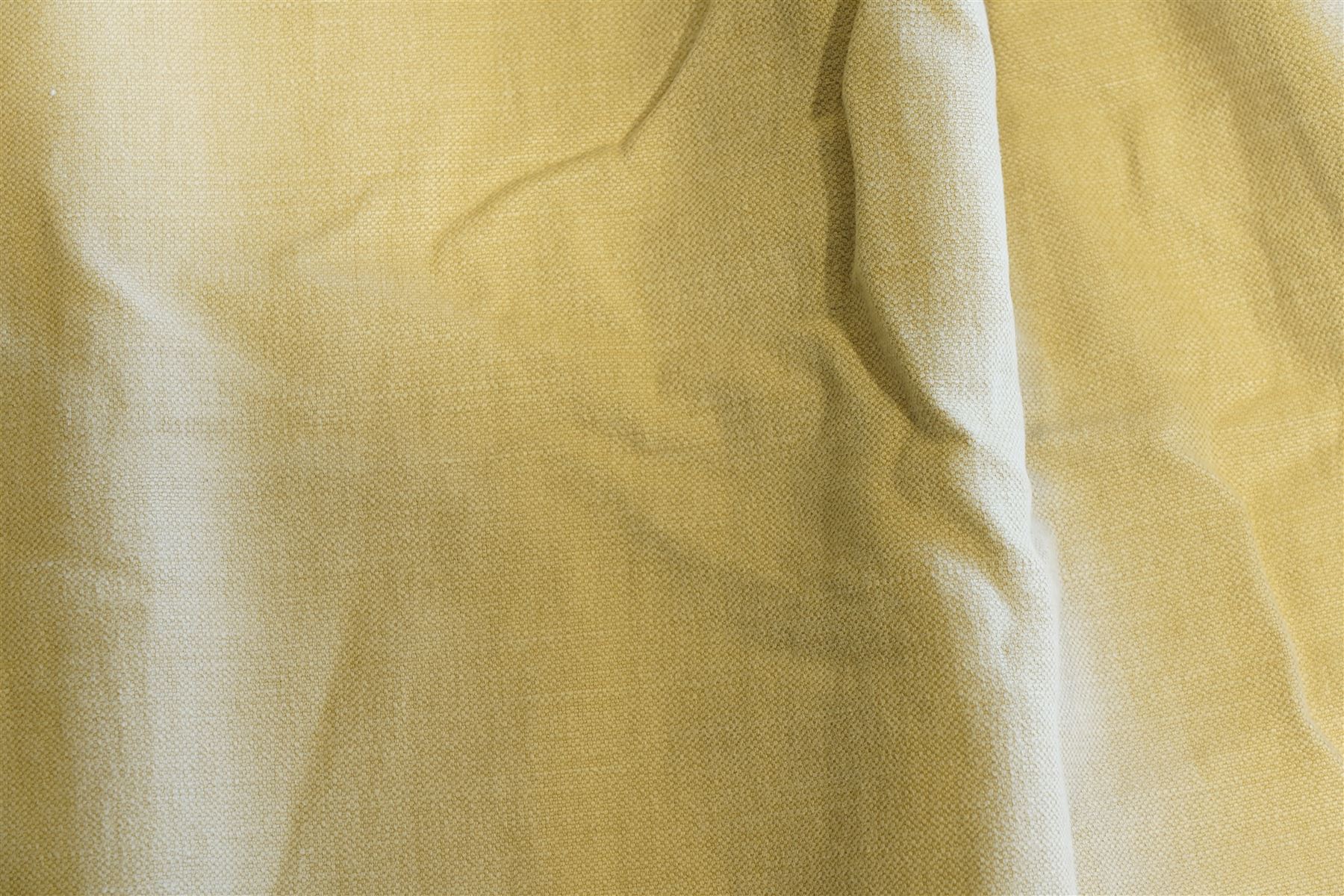 Pair of (190cm) quality full height Linara Wicker curtains with Moon Kilnsey heading, interlined overall height 228cm, overall width 190cm (each curtain) 