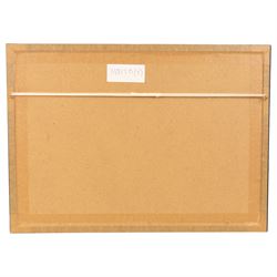 Jill Dickinson (British 20th Century): Interior Scenes, three ink and wash drawings, variously signed and dated '50, 26cm x 36cm (3)