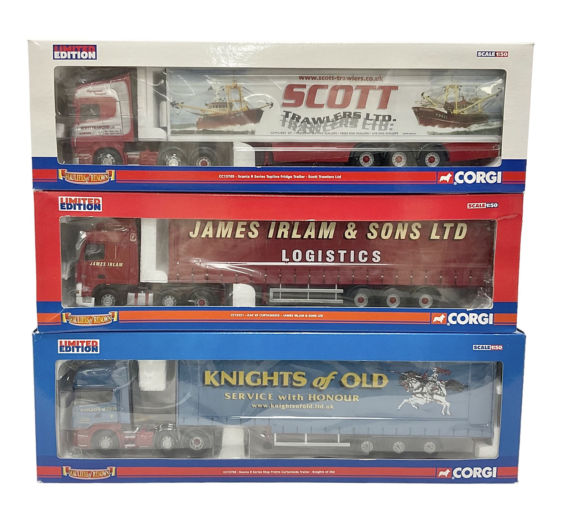 Corgi - three 'Hauliers of Renown' limited edition 1:50 scale