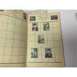 Great British and World stamps, including Queen Elizabeth II issues, first day covers, miniature sheets, Egypt, Finland, France, Greece, Honduras, Hungary, India, Italy, Poland etc, housed in various albums, folders and loose, in one box