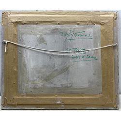 Cecil Rochfort D'oyly John (British 1906-1993): 'St Tropez - South of France', oil on board signed, titled verso 40cm x 50cm