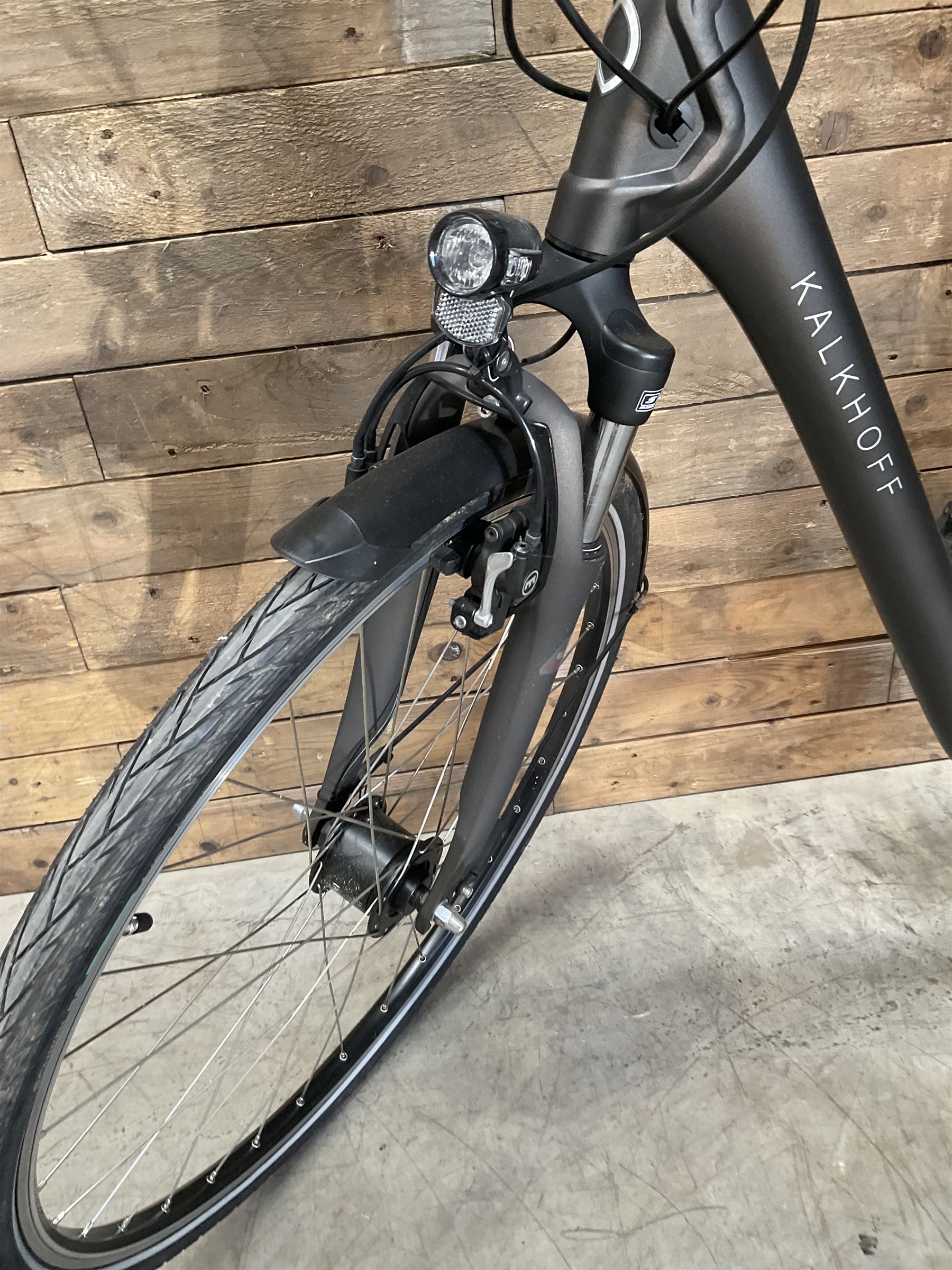 Kalkhoff Jubilee i7 electric bike with 11Ah battery, with charger lock and manual