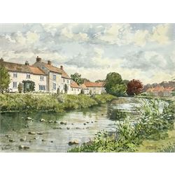 Les Pearson (British 1923-2010): 'Sinnington North Yorkshire', watercolour signed and dated 1992, 28cm x 37cm 