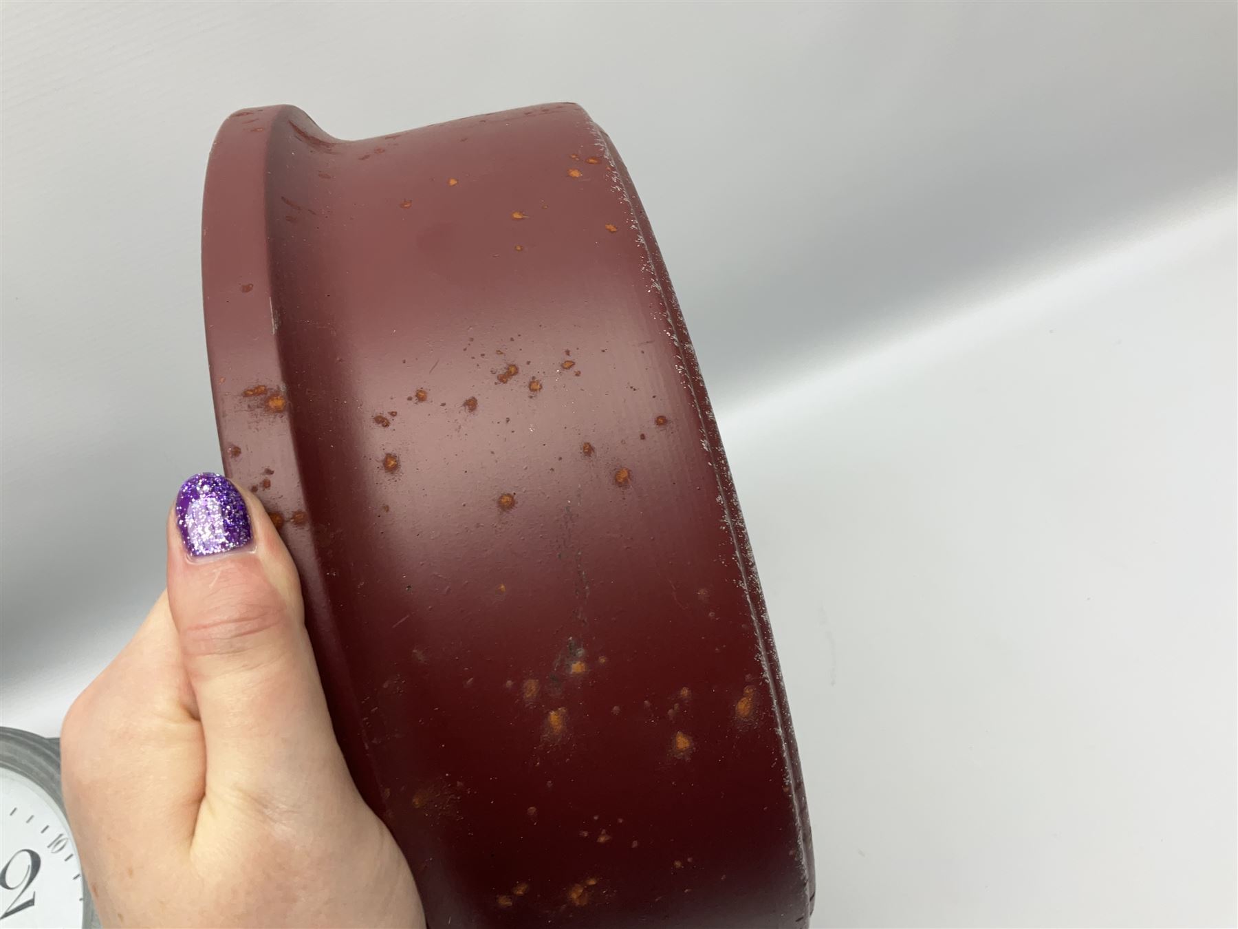 Esso Advertising Wall Clock, 'Put A Tiger In Your Tank', together with Jones & Co wall clock, largest example D40cm