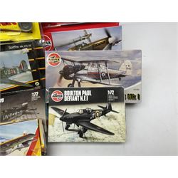 Revell 1:146 scale construction kit of HMS Victory; boxed; and ten other construction kits of aircraft by Airfix, Revell and Matchbox; all boxed (11)
