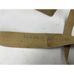 Pair of WWII 1943 Kershaw Bino. Prism No.2 MKII x6 binoculars, No. 190671, in canvas case