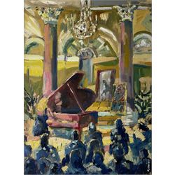 Richard Gower (British 1962-): The Concert Pianist, oil on canvas signed 79cm x 59cm 
Notes: kindly donated by the artist, to be sold in aid of The Prince's Trust.