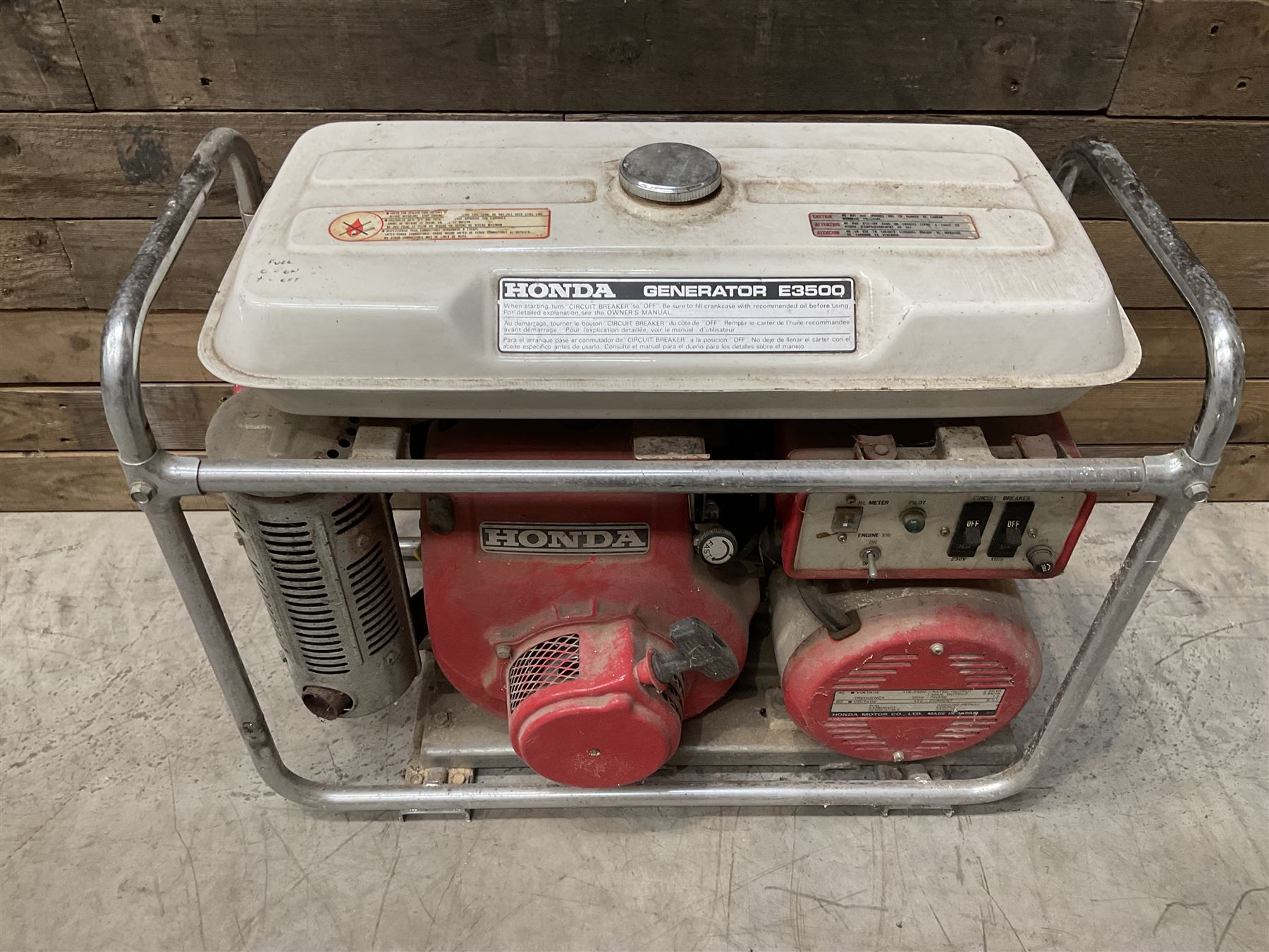 Honda E3500 petrol generator
