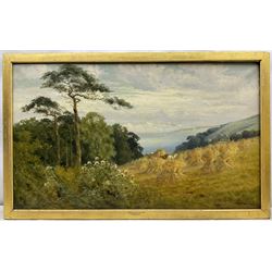 Harry Pennell (British 1879-1934): 'Cornfield near Hastings', oil on canvas signed, titled on the slip, further inscribed verso 60cm x 101cm 