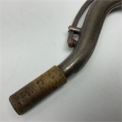 Early 20th century Elkhart Pan American C-Melody saxophone, Patd. Sept.14 1915, no.1153489, serial no.P27678; in fitted hard carrying case with crook