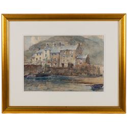 James Ulric Walmsley (British 1860-1954): Polperro - Cornwall, watercolour signed 19cm x 27cm