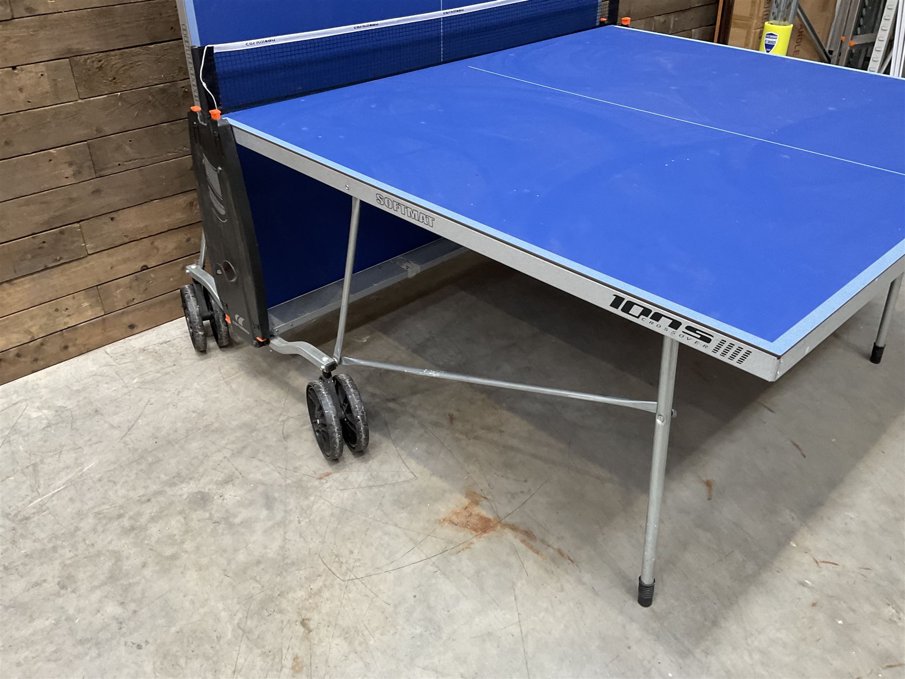 Cornilleau 100S crossover table tennis table, folding with cover