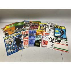 Quantity of football and rugby leave programs, to include Hull City 1949, Hull KR 1980's, Darlington FC 1960's, Liverpool 1960's, etc. 