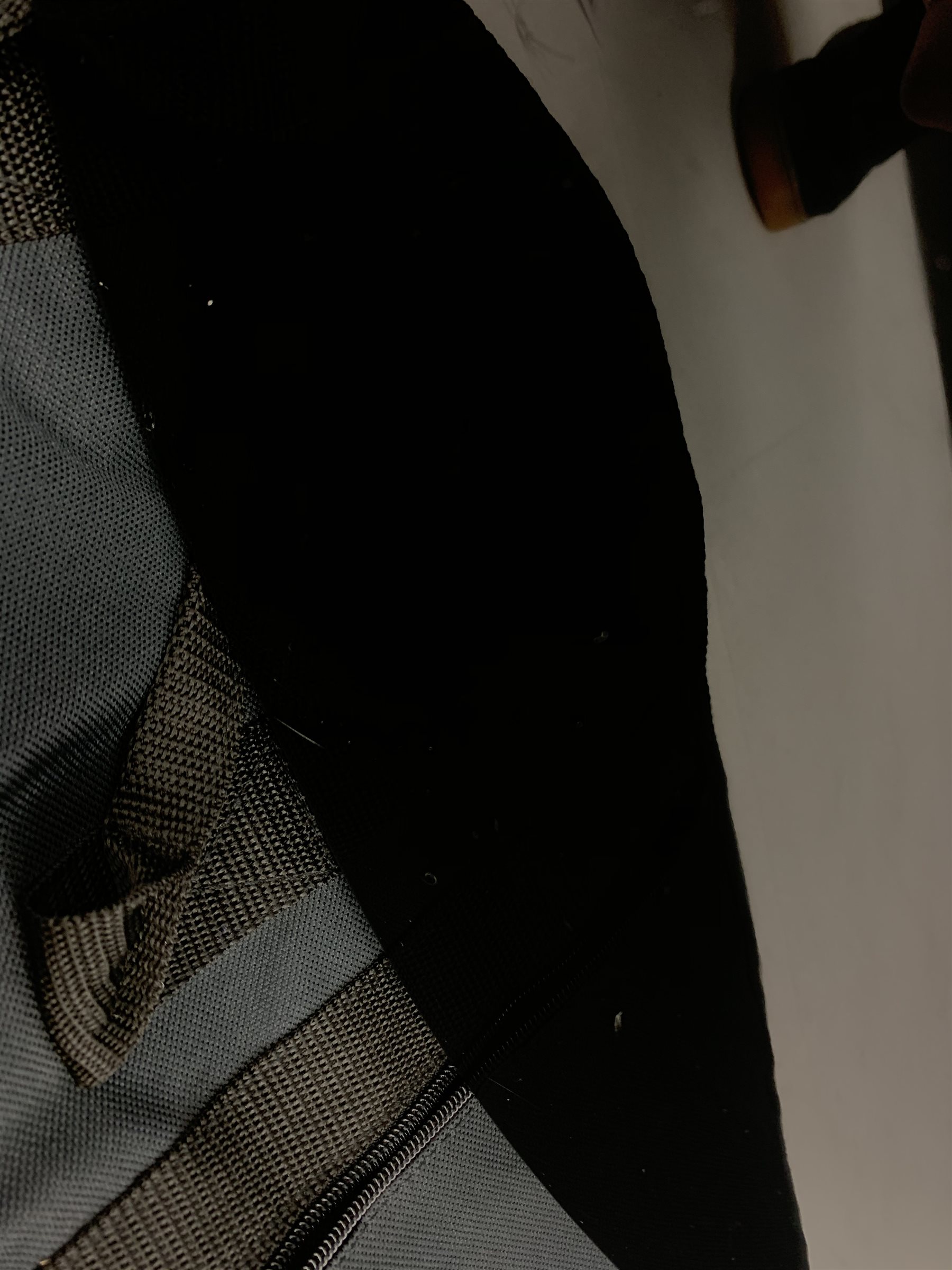  Fender Squier Bronco Affinity Series electric bass guitar, in black and white, serial no. IC021107489, L108cm, in associated Squier soft carrying case. From the collection of the late John Burgess of Beverley who played in the bands Penjants, Wine, Strollers, Revox, Sound Foundation, Pickle Belly Alley, Ragamuffins and Jerryattricks.