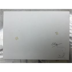 Jack Rigg (British 1927-2023): 'Sketch for Heading Out to Sea - Sail and Steam', pen and ink sketch titled, signed verso 18cm x 24.5cm (unframed)