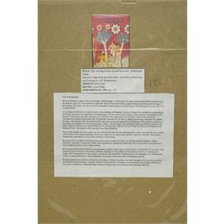 L K Karunaratne (Sri Lankan 1932-2013): Line Drawing of Three Female Musicians - Mulkirigala Vihara, ink on card signed with monogram 24cm x 17cm (unframed)
Notes: L. K. Karunaratne was a respected Sri Lankan artist and a key figure in heritage conservation, known for his detailed studies of Buddhist architecture, Kandyan-period traditions, and archaeological sites
