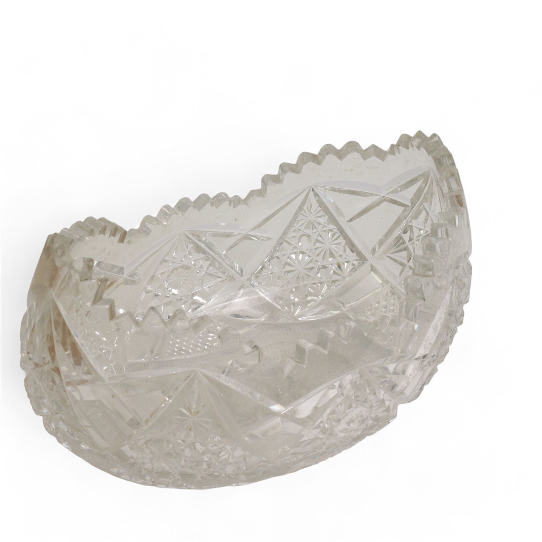 Quantity of table glass including Stuart liqueur decanter, Edinburgh bowl, three Roemer style wine glasses, etched glasses, heavy cut glass bowls etc, together with a Victorian silver-plated presentation goblet for Glasgow Academical Club, Athletic Sports, 1871, in two boxes