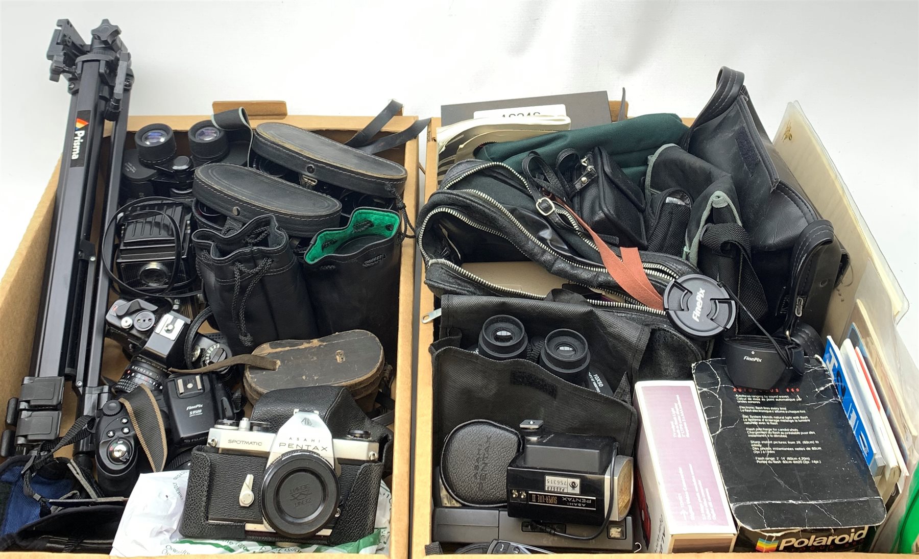 A collection of assorted cameras and accessories, to include examples