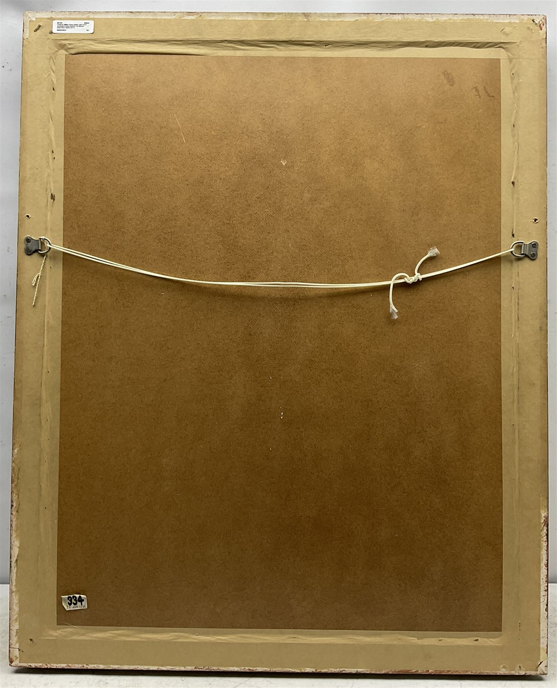 Frederick William Booty (British 1840-1924): Stonegate looking towards York Minster, watercolour signed and dated 1919, 60cm x 44cm 
Provenance: private collection, purchased H C Chapman & Son Scarborough 11th June 1991 Lot 334