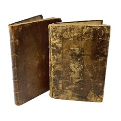 Cases in Parliament Resolved and Adjudged upon Petitions, and Writs of Error. Printed by A. and J. Churchill 1698; together with The Tryal of Dr. Henry Sacheverell, Before the House of Peers for High Crimes and Misdemeanors ... Printed for Jacob Tonson 1710. Both 8vo with full leather bindings (2)