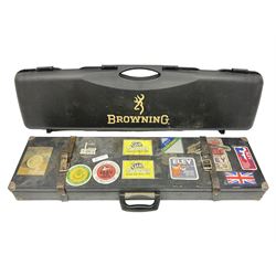Browning black plastic shotgun case to accommodate 76.2cm (30