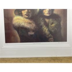 Hamish Blakely (British 1968-): 'Ladies Who Lunch', limited edition giclée print signed and numbered in pen, pub. 2006, 45cm x 51cm