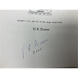 Excellent collection of twelve German Third Reich reference books including four by Adrian Forman - Guide to Third Reich German Awards and Documents, ........ Documents and Their Values. Volumes one and two. Both limited edition and signed by the author; and Bravery, Courage & Valour - Decorations and Awards of the Third Reich; D.E. Bowen: The Prussian & German iron Cross. Signed by the author; Ulric of England: Collecting Third Reich 'SS' and Political Cuffbands. Two volumes; Don Boyle: 'SS' Totenkopf H. Himmler Ring 1933-1945. 2nd printing. Signed by the author and inscribed to 'Adrian' (Forman); and four others (12)