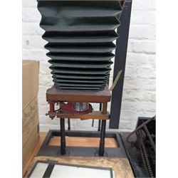 Five mid-20th century photographic enlargers including two The Wasp Enlarger, Paragon Focus-Spot Enlarger, Ensign Standard Enlarger and Lancaster tin plate example 