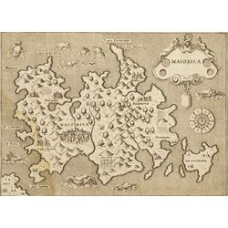 Thomaso (Tommaso) Porcacchi (Italian 1530-1585) 'Descrittione dell'Isola di Maiorca', 16th...