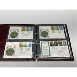 Great British and World stamps including Tuvalu, Kiribati, Montserrat, Isle of Man, Jersey, Great British and other presentation packs, Great British first day covers, stamps commemorating Royal events including the 1981 Royal Wedding, St Lucia mint miniature sheet, other similar items etc, housed in various folders and loose, in two boxes