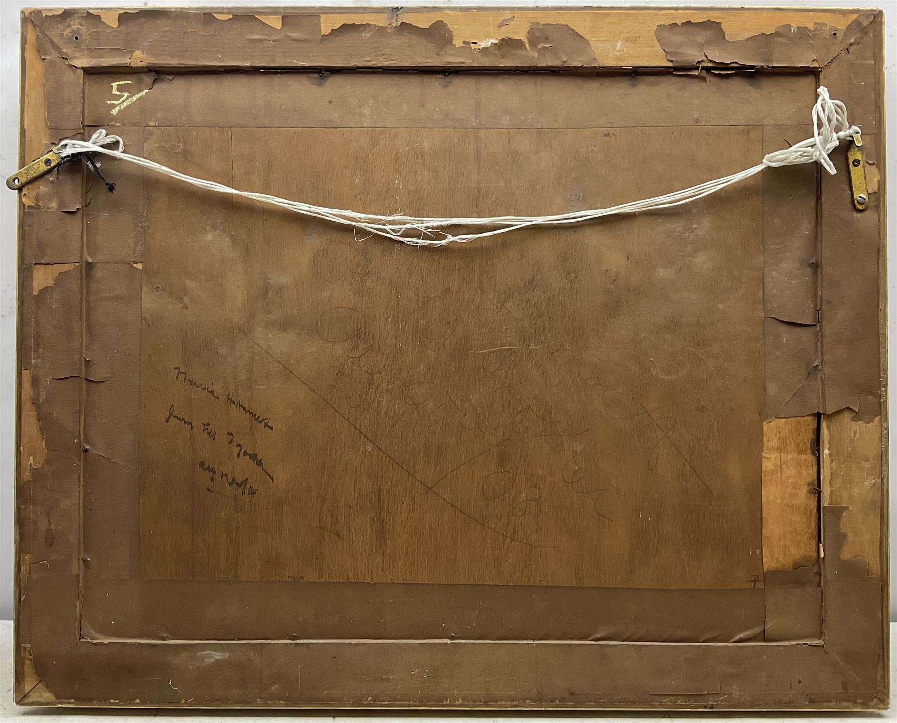 James Whaite (British 1881-1916): Sheep beside a Stream, watercolour signed 35cm x 50cm 