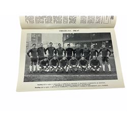 Three football programmes / match-day magazines, 'Chelsea V Tottenham Hotspur Final Saturday May 20th 1967' with 'Daily Express Community Singing' song sheet insert, 'Arsenal V Leeds United Final Saturday 6th May 1972' and 'Football League Division One Notts County V Coventry City Saturday 5th September 1981' signed by Tommy Lawton (3)