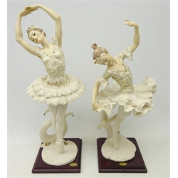  Two Giuseppe Armani ballerina figurines, H49cm   