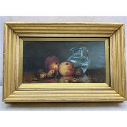 English School (Early 20th century): Still Life with Fruit, pastel unsigned 17cm x 34cm