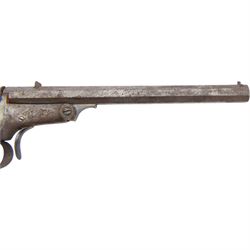 19th century precision pistol, with 12