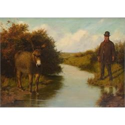 Charles Spencelayh (British 1865-1958): 'Thou Art So Near - Yet So Far', oil on canvas signed and dated 1897, 44cm x 59cm
Provenance: private collection since 1989; illus. Charles Spencelayh and his Paintings by Aubrey Noakes pub. Jupiter Books (London) Limited 1978, p.28 