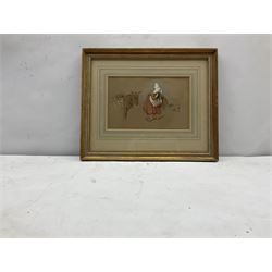 John Frederick Lewis (British 1805-1876): Spanish Woman with a Donkey, watercolour heightened in white over pencil unsigned 16cm x 25cm
Provenance: East Yorkshire private collection; Sir John & Lady Witt, their estate sale Sotheby's 19th February 1987 Lot 152
Literature: Major General Michael Lewis, John Frederick Lewis RA, 1978 p.73 No.250