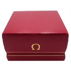  Omega 9ct gold ladies manual 1964 wristwatch, model no 5115499, ref 274397 diameter 2cm plus crown boxed with papers  