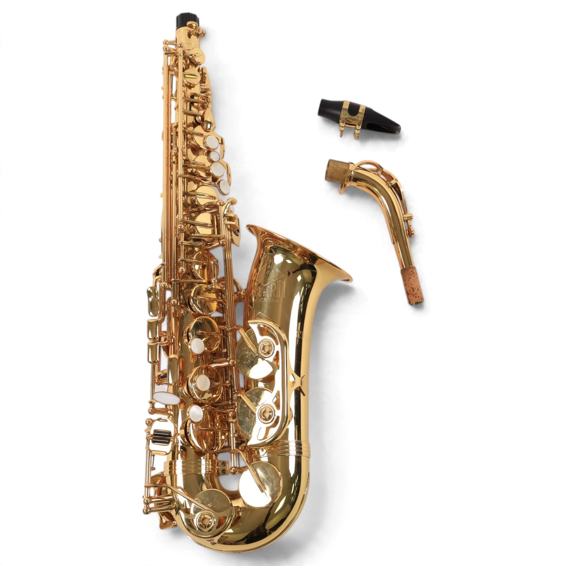 Trevor James Classic II 'The Horn' saxophone, in fitted carry case with folding metal stand, serial no. D13563