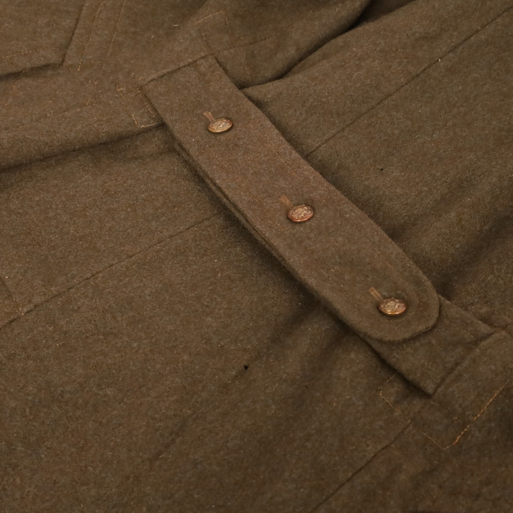 WWII British Army Great Coat, 1939 pattern, L120cm