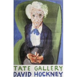 David Hockney My mother Bridlington ポスター After David Hockney (British 1937-): 'My Mother (Bridlington