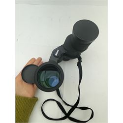 Four pairs of binoculars, to include Carl Zeiss Jena Jenoptem 8x30W serial no. 3750814, Nikon Sporting II 8x40 serial no. 604672, Minolta Pocket II 8x22 Field 7 and Jessops 12x25 Field 4.8 84m/1000m, all in carrying cases 