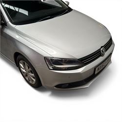 Volkswagen Jetta, 1.6 litre blue-motion diesel, 82000 miles, manual, silver, 2013, (NX63 VVT), MOT till 13 August 2026, £20 road tax, full VW service history, parking sensors, bluetooth - this vehicle is subject to 10% plus VAT buyers premium (12% in total)