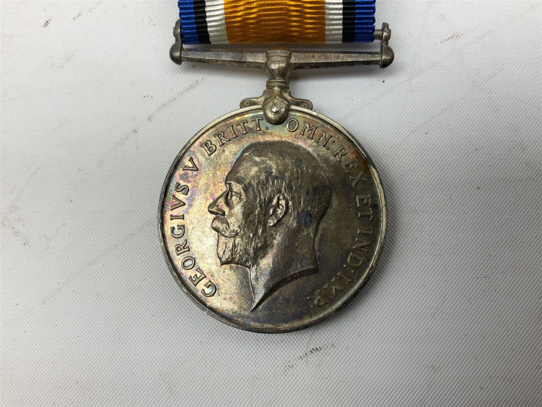 WWI medal trio named to '3341 PTE. F. CLAYTON, R. LANC. R.' comprising ...