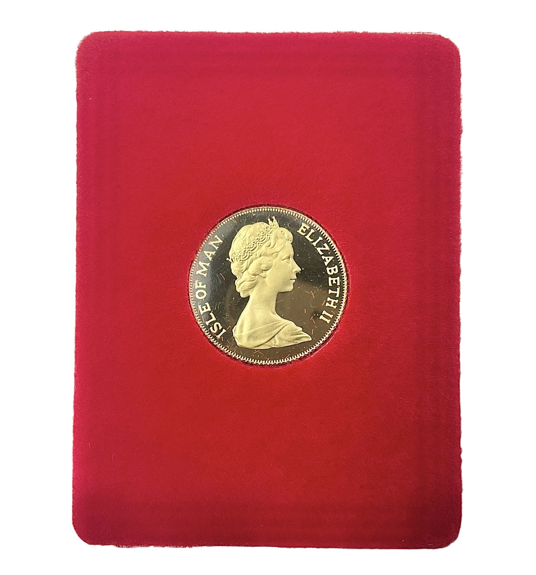 Queen Elizabeth II Isle of Man 1979 gold proof full sovereign coin, in holder with certificate